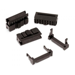 61201423021, Проводные клеммы и зажимы WR-BHD 2.54mm Female 14P Gold IDC Conn