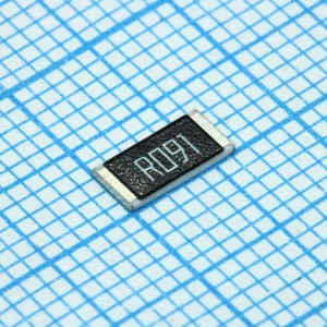 RL2512FK-070R091L, Резистор толстопленочный 2512 0.091 Ом ±1% 1Вт ±800ppm/°C для поверхностного монтажа автомобильного применения лента на катушке