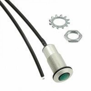 FLXR2GTP08, Светодиодные трубки RUGGED FLX LIGHTPIPE CLR FINISH 8" GRN