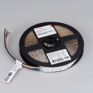 Лента RT-AM360-12mm 24V RGBW-MIX (24 W/m, IP20, 2835/2210, 5m) 044036, Мультицветная лента RT-AM360 , открытая IP20. Светодиоды 2835+2210, 360 шт/м (1800 шт на 5 м), белая плата, скотч 3M. Цвет RGB+MIX ТЕПЛЫЙ 2700K/БЕЛЫЙ 6000K, индекс цветопередачи CRI>90 , угол 120°. Питание 24V, мощность 24 Вт/м (120 Вт на 5 м). Размеры 50