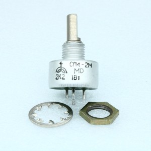 СП4-2Ма 1 А 3-20     2.2К, Резистор переменный подстроечный непроволочный 2.2кОм 1Вт