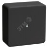 Коробка расп. КМ о/п 100х100х29мм черная UKO10-100-100-029-K02-E