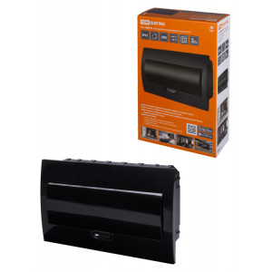 Бокс ЩРВ-П-18 модулей встраиваемый пластик IP41, Антрацит SQ0902-1005