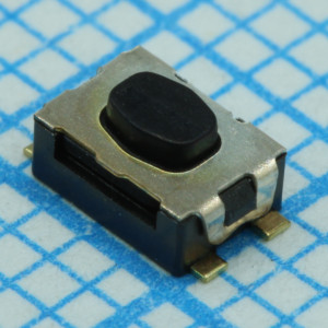 KSR223G LFG, Кнопка тактильная 6Х3.8Х2.5мм,  0.05A 32В 2H 100000циклов SMD монтаж, позолоченные котнакты