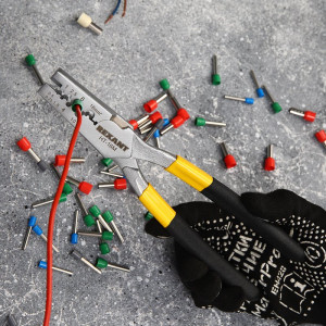 Пресс-клещи для обжима втулочных наконечников 0.5-16кв.мм (HT-16M) 12-3208