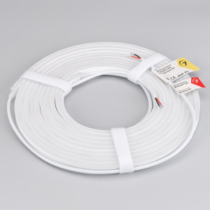 Лента герметичная MOONLIGHT-SIDE-A120-06x12mm 24V Warm3000 (9.6 W/m, IP65, 5m, wire x2) 041035, Гибкая герметичная лента (неон серии MOONLIGHT), сечение 6х12 мм. Светодиоды SMD 2835 120 шт/м. Цвет свечения ТЕПЛЫЙ БЕЛЫЙ (3000 К), индекс цветопередачи CRI>90, световой поток 280 лм/м, угол излучения 112°. Мощность 9.6 Вт/м, питание 24 В. Класс пылевлаг