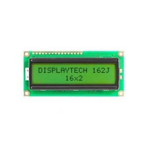 162J BC BW, Модули сивольных ЖК-дисплеев и комплектующие 16x2 Char Display STN Y/G 6 oclock
