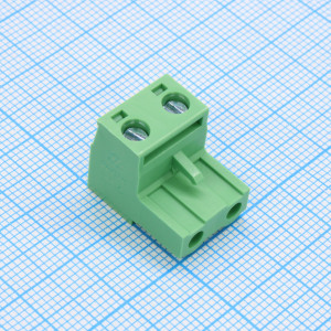 2EGTK-7.5-02P-14-100, Разъемный клеммный блок, 2 контакта. Серия 2EDGK-7.5