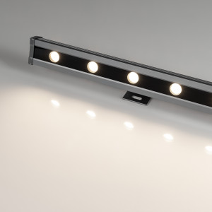 Светодиодный прожектор AR-LINE-1000L-48W-24V RGB-Day4000 (Grey, 15x45 deg, DMX512) 027282, Линейный светодиодный прожектор 