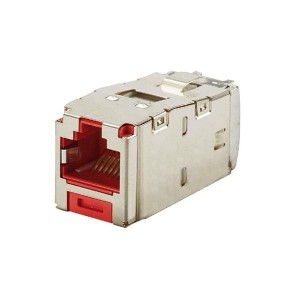 CJS6X88TGRDY, Модульные соединители / соединители Ethernet Minicom MOD, CAT6A Shielded, 8 pos