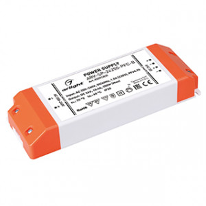 Блок питания ARV-SP-24250-PFC-B (24V, 10.4A, 250W) 022923(2), Источник напряжения с гальванической развязкой для светодиодных изделий. Входное напряжение 200-240 VAC. Выходные параметры: 24 В, 10.4 А, 250 Вт. Встроенный PFC >0.95. Негерметичный пластиковый корпус IP 20.