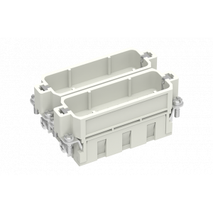 Вилочная контактная вставка SA-032-MC, Вилочная контактная вставка, обжимная фиксация, 32 полюса + PE, типоразмер 32A, 250V, 16A, (обжимные контакты поставляются отдельно)