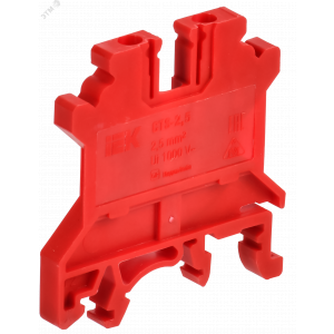 ARMAFIX Клемма винтовая CTS 2,5мм2 красная IEK AF-CT10-00-K04-002