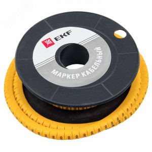 Маркер кабельный 6,0 мм2 