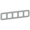 FLITE ARTISTIC Рамка 5-местная РУ-5-А-ФлС серый IEK FI-M52-31-20-K03