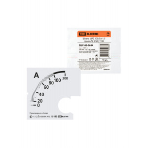 Шкала Ш72 100/5А-1,5 (для А72 Х/5А) SQ1102-2054