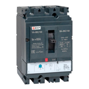 Выключатель автоматический 3п 100/63А 36кА ВА-99C Compact NS PROxima mccb99C-100-63