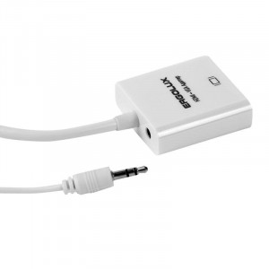 Переходник VGA-HDMI+AUX ELX-VA01P-HDMI комплект пластик пакет бел. 15297