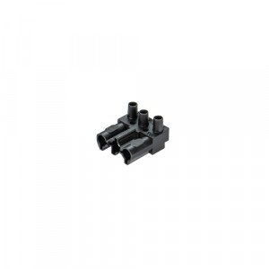 Розеточная контактная вставка ST18/3B1 SW, Розеточная контактная вставка, 3 полюса, винтовая фиксация, номинальное напряжение: 250V, номинальный ток: 16A, цвет: черный, серия gesis ST18/3