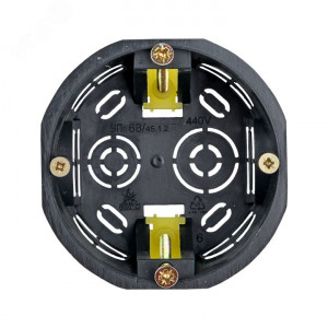 Коробка установочная КМП-020-011 для полых стен 71х45 полипропилен пласт. лапки IP30 черн. plc-kmp-020-011