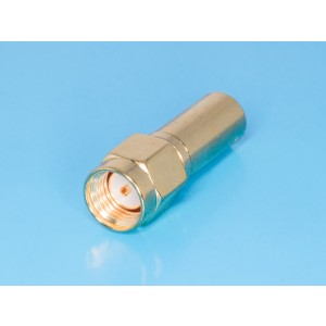 RP-SMA-C58JG/RSMA1111A1-3GT50G-58U-50, Разъем RP-SMA гнездо на кабель RG-58, обжимной, позолоченный Amphenol, R901-9884-02RFX