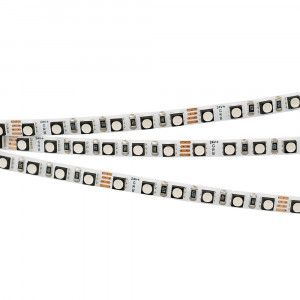 Лента MINI-120-24V RGB 5mm (3535, 5m, LUX) 025707, Гибкая лента LUX, светодиоды smd 3535, 120шт/м (600шт на 5м), узкая плата 5мм, скотч 3М. Цвет RGB. Питание 24V, мощность 8 Вт/м (40 Вт на 5м), угол 120°. Размеры 5000х5x3.3мм. Мин.отрезок 50мм, 6 шт светодиодов. Пакет 5м. Цена за 1м. Рекомендуется установ