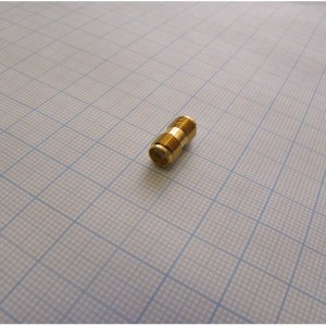 SMA гн - SMA гн gold, ВЧ переходник