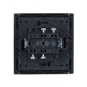 FORTE&PIANO Выключатель 1-клавишный перекрестный 10А FP512 сталь IEK FP-V13-0-10-1-K46