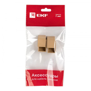 Заглушка (16х16) (4 шт) светлое дерево EKF-Plast