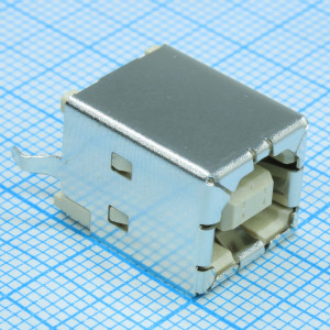 5787834-2, USB-коннектор USB 4P вертикальный тип B
