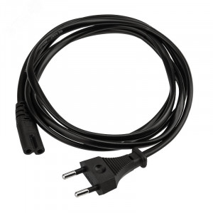Шнур сетевой 1.8М 2х0.75кв.мм 11-1102