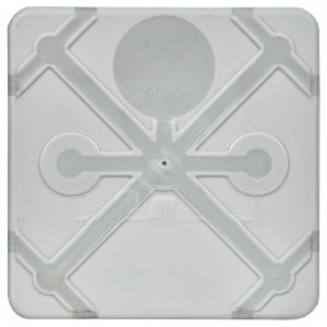 Коробка расп. КМ42435 о/п 80х80х40мм IP67 8 вв. серая UKO21-080-080-040-K41-66