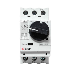 Автомат пуска двигателя GV2P 0,63-1А EKF gv2pm-1.0