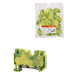 Зажим клеммный безвинтовой ЗКБ PEN быстрого зажима 6 мм2 (Ph-C PT 6-PE) SQ0822-0172