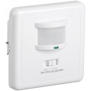 Детектор движения ДД 035 500Вт угол обз. 140град. дальн. 12м IP20 бел. LDD12-035-500-001