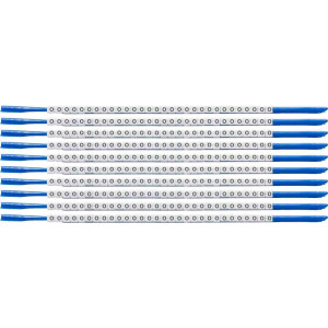 brd133024, SCN-07-O-CAP клипсы белые, 300шт/упак, для провода 1,9-2,4мм диаметра, легенда O