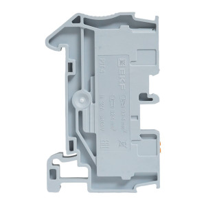 Клеммная колодка пружинная 4 Push-in серая