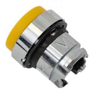 Исполнительный механизм кнопки XB4 желтый выпирающая возвратный без фиксации, без подсветки IP65 EKF XB4BL-Y-65