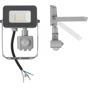 Прожектор СДО 07-10Д светодиодный серый с ДД IP54 LPDO702-10-K03