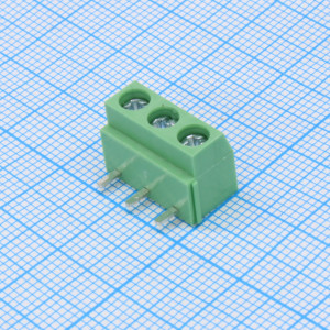 GT126R-5.0-03P-14-00, Винтовой клеммный блок с защитой провода, 3 контакта. Серия GT126R-5.0