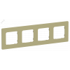 Изображение товара FLITE CLASSIC Рамка 4-местная РУ-4-К-ФлО оливковый IEK FI-M42-32-20-K26