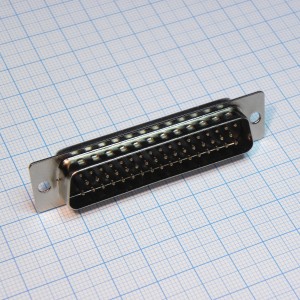 DS1033-50MBNSISS, вилка 50 pin на кабель (пайка)