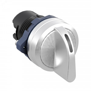 Головка переключателя на 3 положения с фиксацией стандартная ручка, черный, алюминий M22S-L3A