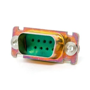 DEMAF9P, Стандартные соединители D-Sub  DSUB 9 M CRIMP FLOA G30 ZINC
