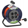 Удлинитель силовой RPx-4es-3х1.0-20m на пластиковой катушке c заземлением 4 розетки 20м ПВС 3х1мм2 Б0043054