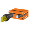 Переключатель на 3 положения с фиксацией SB7-CK3565-24V короткая ручка(LED) d22мм 1з+1р желтый SQ0746-0070