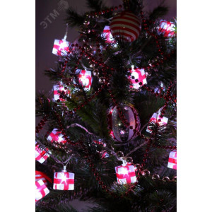 ENIN-3P Гирлянда LED Нить Подарки 3 м холодный свет, 220V, IP20 (24/192) Б0041895