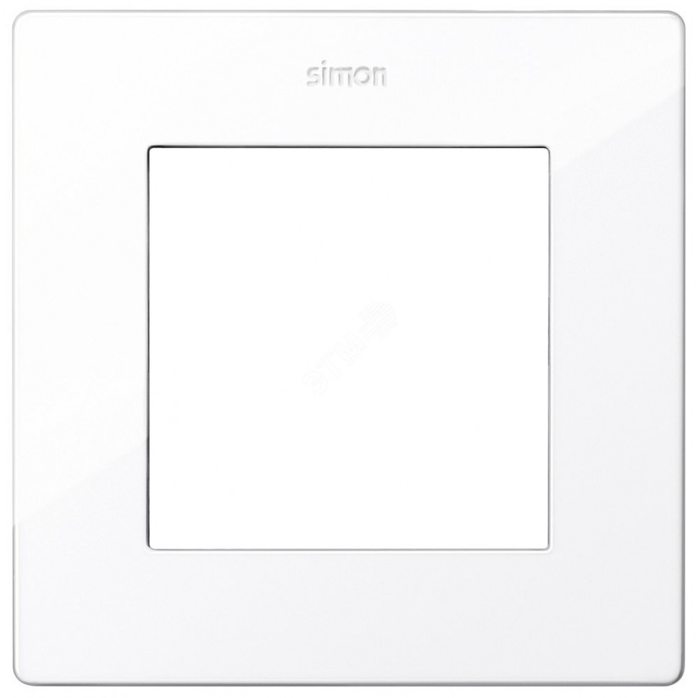 Изображение товара Рамка 1-м Simon24 белая 2400610-030 для электроустановочных приборов
