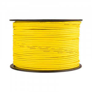 Провод ПГВА 1х1,00мм2, желтый, бухта 100м