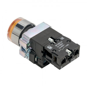 Кнопка BA51 с подсветкой 24В желтая NO PROxima xb2-bw51-24